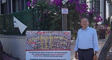 Ayvalık’ta yol dönüşümü 150 Evler Mahallesi’nden başladı…