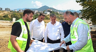 Başkan Büyükakın’dan yerinde inceleme