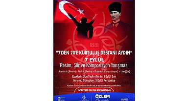 Başkan Çerçioğlu'ndan 7 Eylül Temalı Ödüllü Resim, Şiir ve Kompozisyon Yarışması