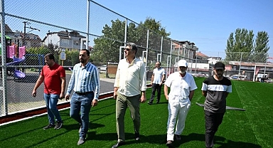 Başkan Kocaman Çalışmaları Yerinde İnceledi