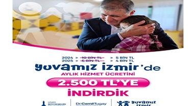 Başkan Tugay’dan müjde: Yuvamız İzmir’de aylık ücret 2 bin 500 TL’ye indirildi