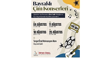 Bayraklı'da Çim Konserleri Başlıyor