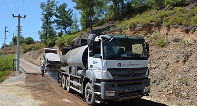 Büyükşehir Belediyesi’nden Alanya’da asfalt seferberliği