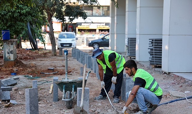 Büyükşehir Belediyesi’nin yenileme çalışmaları sürüyor