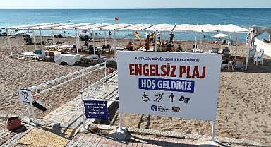 Büyükşehir’in engelsiz plajlarından bu yıl 45 bin vatandaş yararlandı