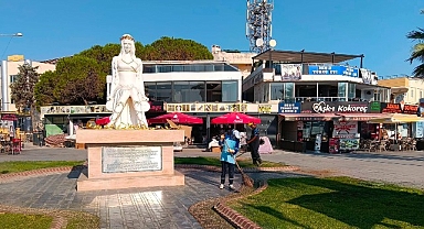 Didim Belediyesi Yeşil Alanlarda Bakım ve Düzenleme Çalışmalarını Sürdürüyor