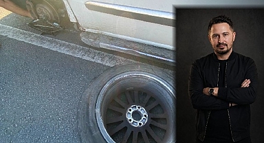 DJ Mahmut Görgen Ölümden Döndü! Seyir Halindeki Aracın Tekeri Fırladı