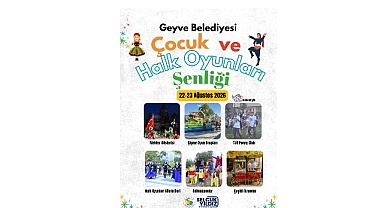 Geyve’de Çocukların Neşesi Halk Oyunlarının Coşkusuyla Buluşacak
