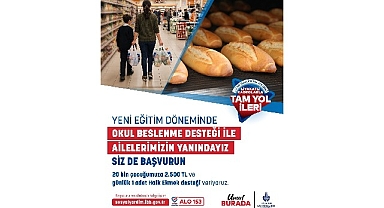 İBB Okul Beslenme Desteği yeni dönem başvuruları başlıyor