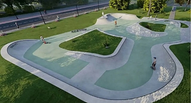 İnegöllü Gençlere Yeni Kaykay Park