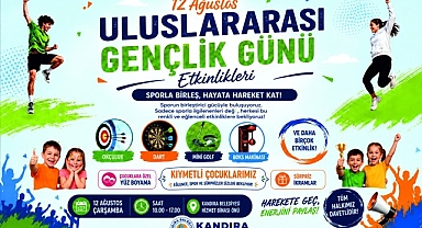Kandıra’da 12 Ağustos Uluslararası Gençlik Günü Coşkusu Yaşanacak