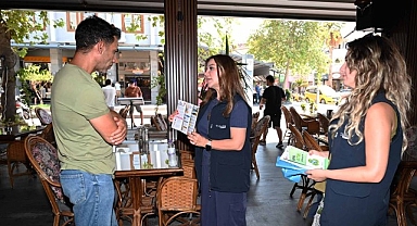 Kemer Belediyesi'nden esnafa sıfır atık bilgilendirmesi