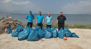 Kocaeli’nin kıyı şeritleri 10 ton atıktan arındırıldı