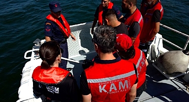 Konak’ın gururu KAM timi can kurtarmak için demir aldı