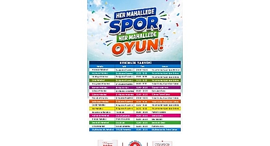 Maltepe’nin mahallelerinde ‘Spor ve Oyun Şöleni’ heyecanı yaşanacak