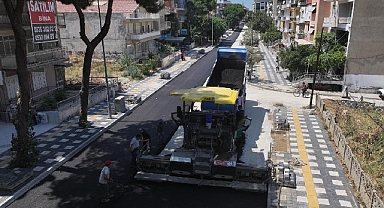 Manisa Büyükşehir Belediyesi, Salihli’de 4 Caddeyi Sıcak Asfaltla Yeniliyor