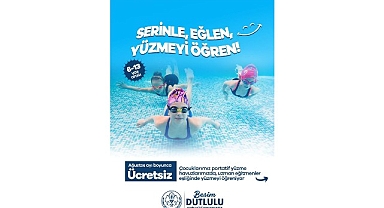 Manisa’da Çocuklar Hem Serinleyecek Hem Yüzme Öğrenecek