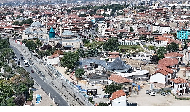 Mevlevi Dergahı İnşaatını İnceleyen Başkan Altay: “Büyük Bir Dönüşümü Türkiye'ye Örnek Şekilde Yürütüyoruz”