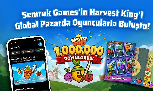 Semruk Games'in Harvest King’i Global Pazarda Oyuncularla Buluştu!