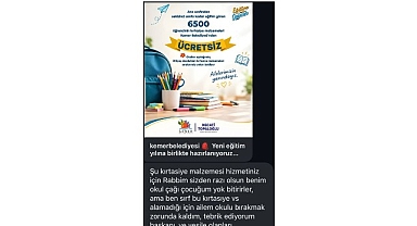 Vatandaşların ücretsiz kırtasiye memnuniyeti