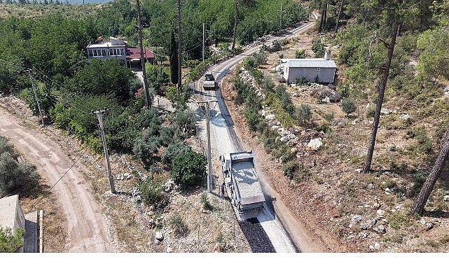 Yayla yollarında asfaltlama çalışmaları başladı