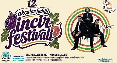 12. Akçalar Fadıllı İncir Festivali 13 Eylül’de Akçalar Göl Kıyısı’nda