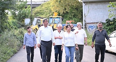 Başkan Kocaman Asfalt Çalışmalarını Yerinde İnceledi