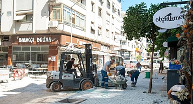 Bostanlı Cemal Bülbül Sokak’ta yenileme hamlesi başladı