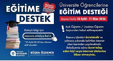 Büyükşehir Belediyesi eğitime verdiği desteği sürdürüyor