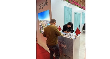 Çeşme standı Uluslararası İstanbul Turizm Fuarı’nda yoğun ilgi gördü