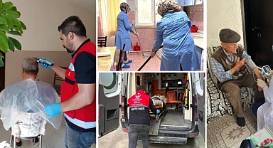 Evde Destek Hizmetleri Devam Ediyor