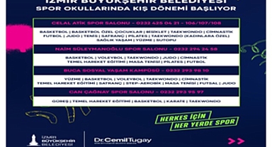 İzmir’de Kış Spor Okulları için kayıt zamanı