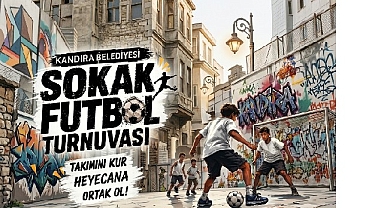 Kandıra Belediyesi’nden Gençlere Özel Sokak Futbol Turnuvası