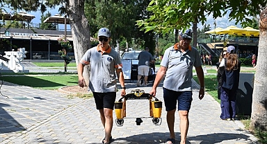 Kemer koylarında “Çöp Kapar” ile temizlik çalışmaları başladı