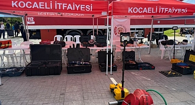 Kocaeli meydanları İtfaiye Haftası’nda renklendi