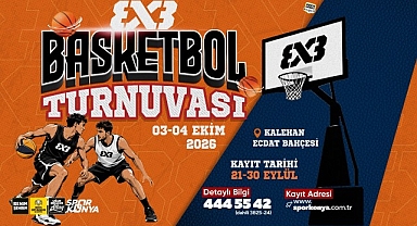 Konya’da 3X3 Basketbol Heyecanı Başlıyor