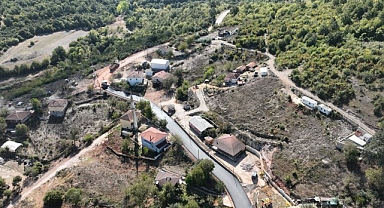 Körfez’de köy yollarına Büyükşehir dokunuşu