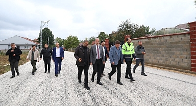 Kurşunlu Mahallesinde 8 Sokakta Sathi Kaplama Yapıldı