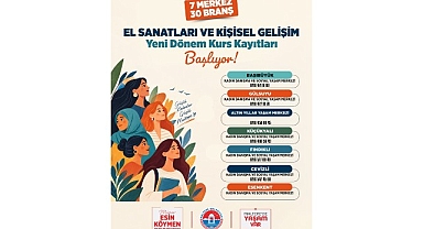 Maltepe Belediyesi’nin kadınlara yönelik yeni dönem kursları başlıyor