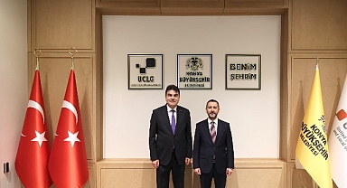 Milli Savunma Bakan Yardımcısı Heybet, Konya Büyükşehir’i Ziyaret Etti 