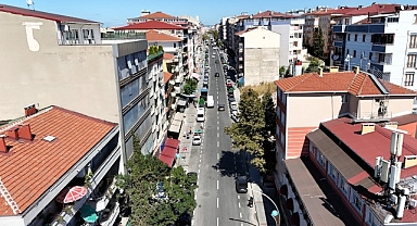 Şehit Numan Dede Caddesi yeni yüzüyle hizmette