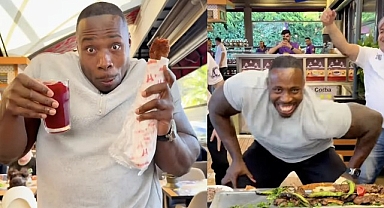 Sosyal medya fenomeni Big Groove İstanbul'da kebap ziyafetiyle dans etti