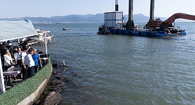 1,5 milyon ton dip çamuru çıkarıldı, rota kuzeye çevrildi