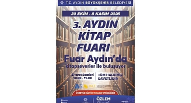 3. Aydın Kitap Fuarı, Fuar Aydın’da Başlıyor 
