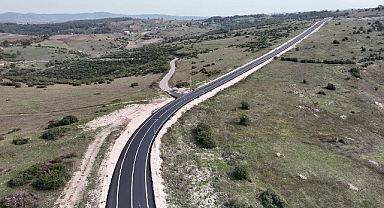 Akçaova Grup Yolu’nda 9,7 kilometrelik ilerleme