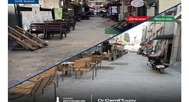 Alsancak’ın kalbinde altyapının ardından sıra üstyapıda 