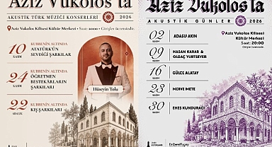 Aziz Vukolos’ta akustik müzik konserleri başlıyor