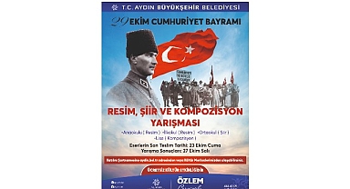 Başkan Çerçioğlu’ndan 29 Ekim’e Özel Ödüllü Resim, Şiir ve Kompozisyon Yarışması