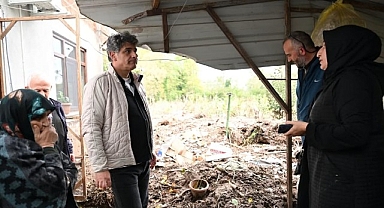 Başkan Kocaman Afetten Etkilenen Aileleri Yalnız Bırakmadı