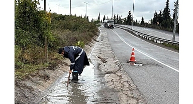 Büyükşehir’den sağanak sonrası yoğun çalışma